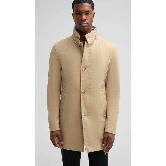 Strellson Finchley Summer Short Coat Beige Sz 52 Finest Cotton Stretch Quiet Lux - Picture 14 of 16